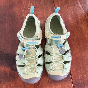 Keen Kid’s Newport Green Blue Sandal Size 12